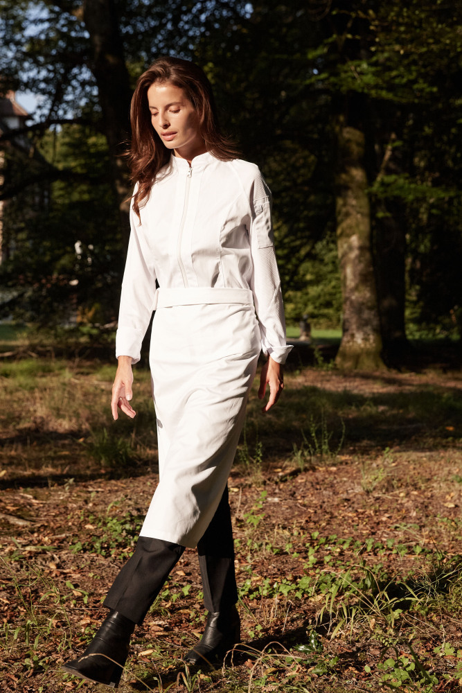 Gutenbery Woman Chef Coat-Zippered # 29150W