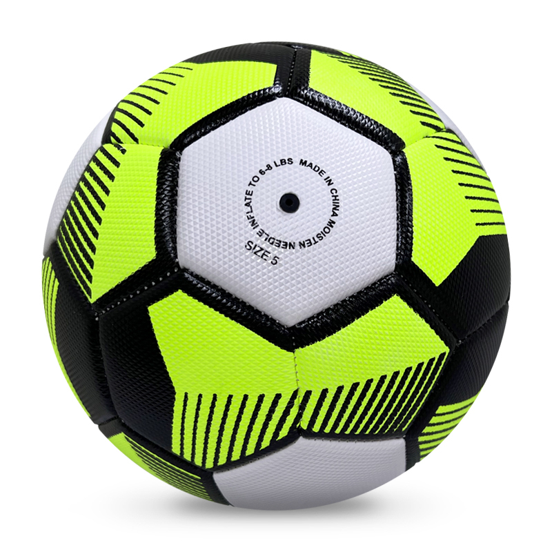 Professional Size 5 PU Soccer Ball Immaculate Football Beach Sports Usage Perfect Match Casual Competitive Play High Quality,Blue Arc Sports