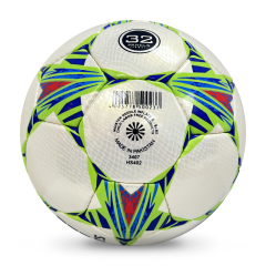 2024 New Fashion Hand-Stitched Football High Quality Customizable Logo Soccer Ball PU Leather Training Rubber for Sports Match,Blue Arc Sports