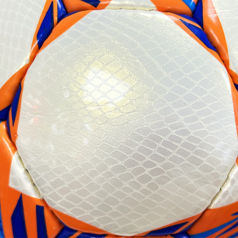 2024 High Quality Customizable Logo Soccer Ball Hand-Stitched Football Training PU Leather for Sports Match,Blue Arc Sports