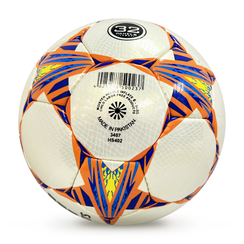 2024 High Quality Customizable Logo Soccer Ball Hand-Stitched Football Training PU Leather for Sports Match,Blue Arc Sports