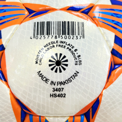 2024 High Quality Customizable Logo Soccer Ball Hand-Stitched Football Training PU Leather for Sports Match,Blue Arc Sports