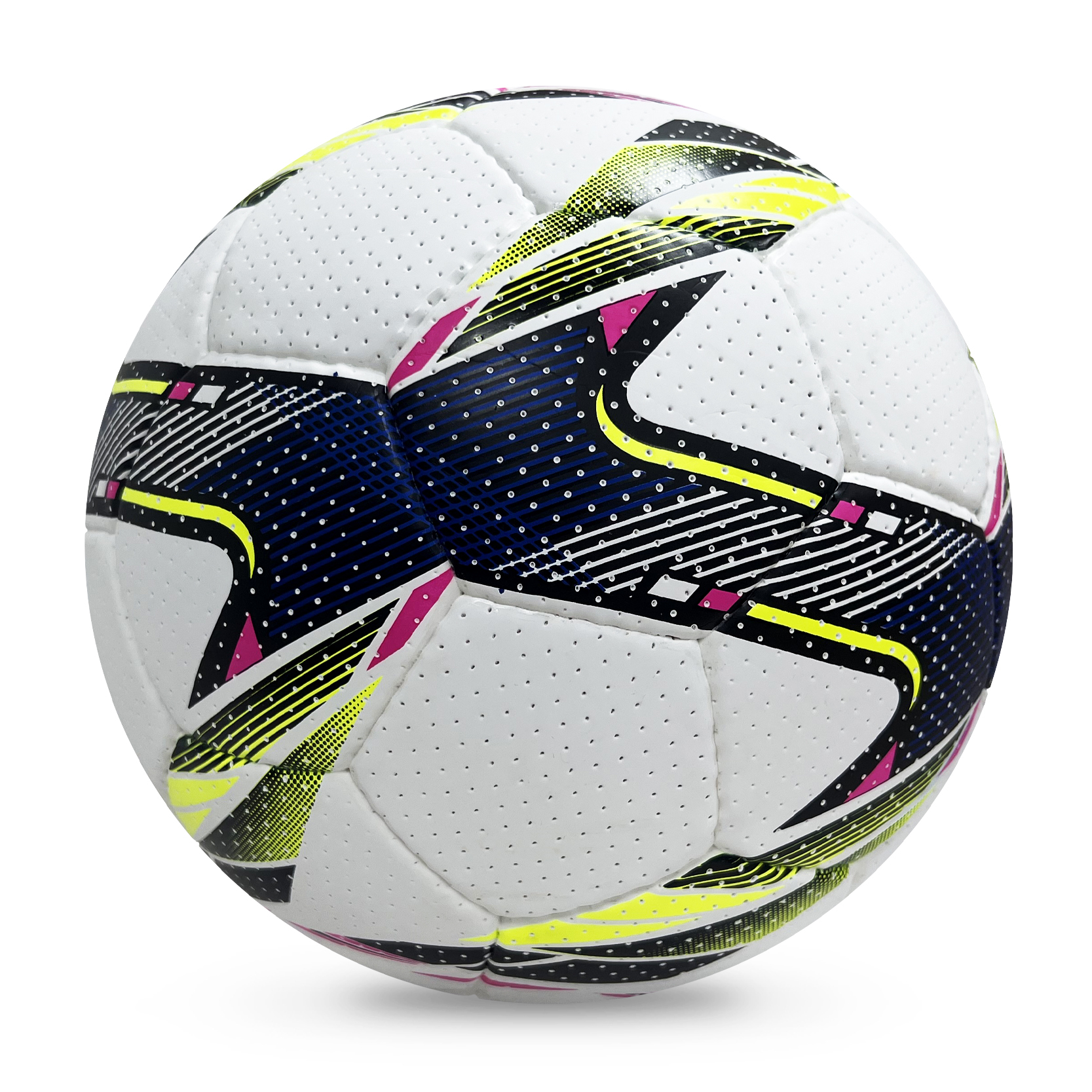 2024 High Quality Customizable Logo Hand-Stitched PU Soccer Ball New Fashion Size 5 Football Official Sports Match Training,Blue Arc Sports