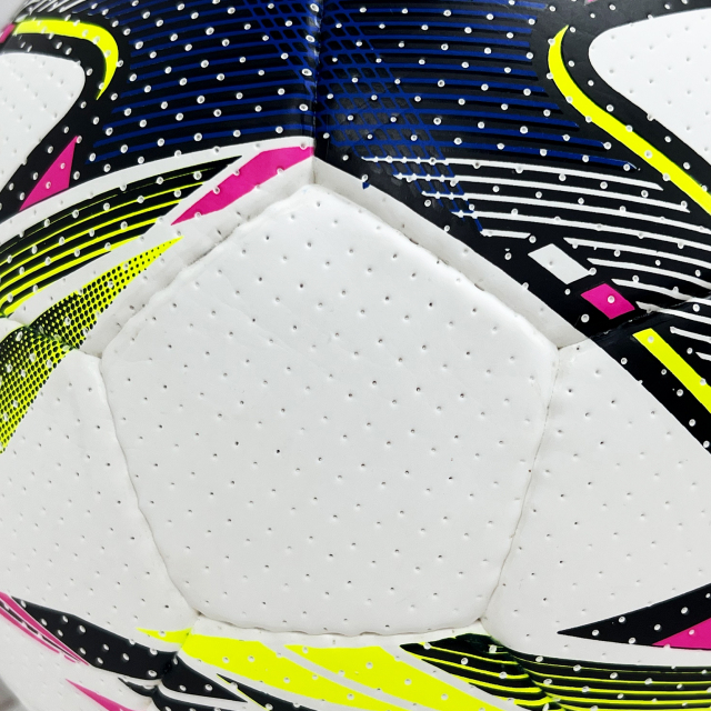 2024 High Quality Customizable Logo Hand-Stitched PU Soccer Ball New Fashion Size 5 Football Official Sports Match Training,Blue Arc Sports