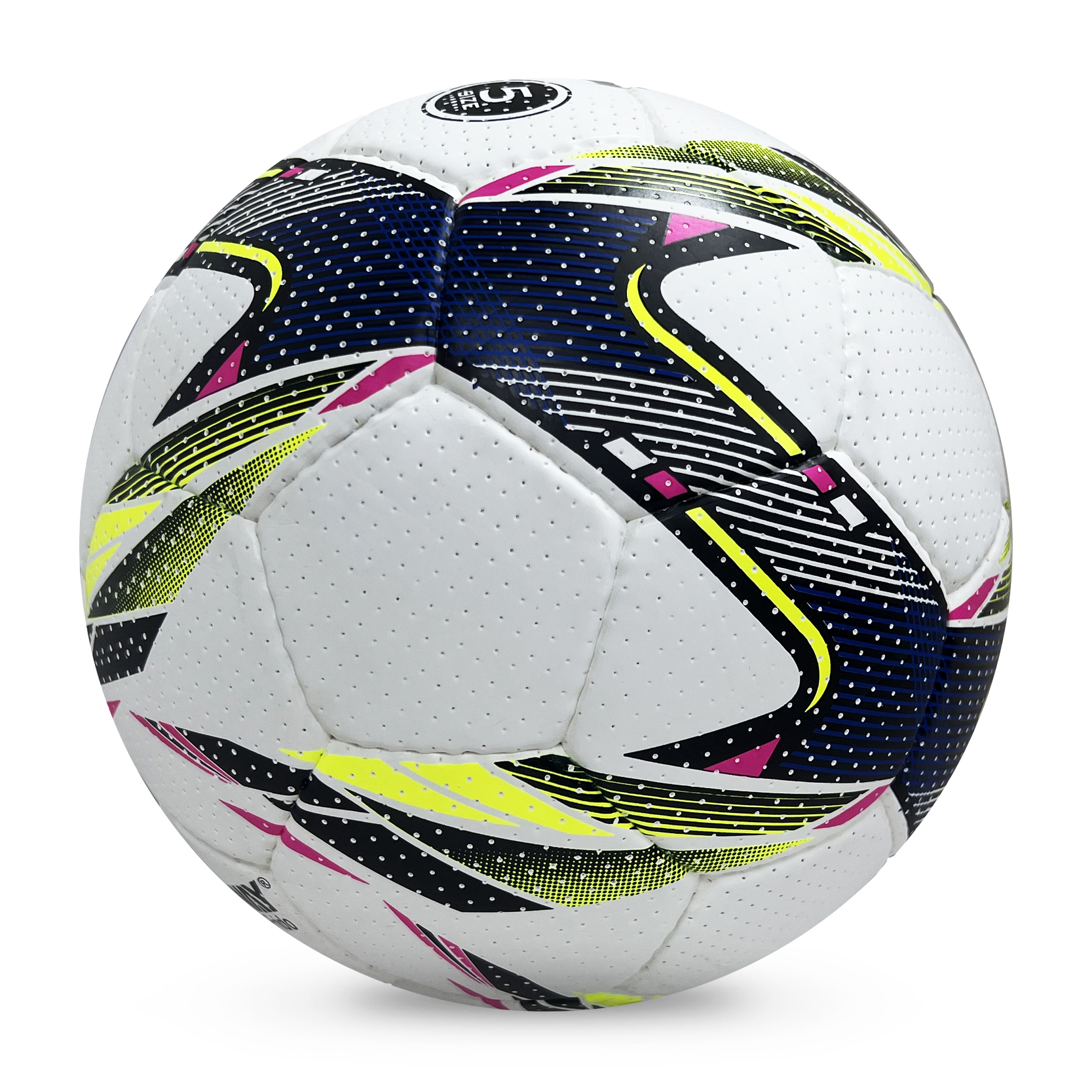 2024 High Quality Customizable Logo Hand-Stitched PU Soccer Ball New Fashion Size 5 Football Official Sports Match Training,Blue Arc Sports