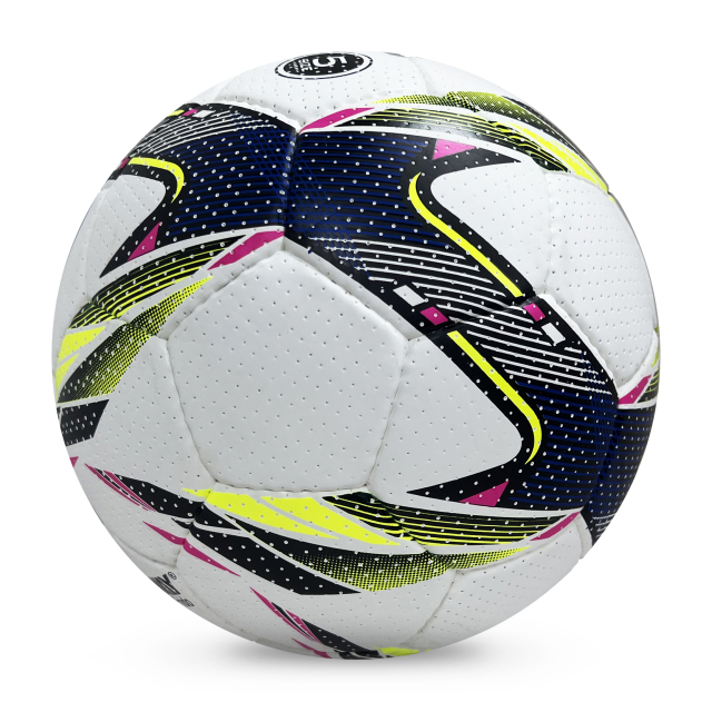 2024 High Quality Customizable Logo Hand-Stitched PU Soccer Ball New Fashion Size 5 Football Official Sports Match Training,Blue Arc Sports