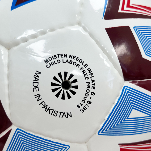 Customized hand sewn ball,Blue Arc Sports