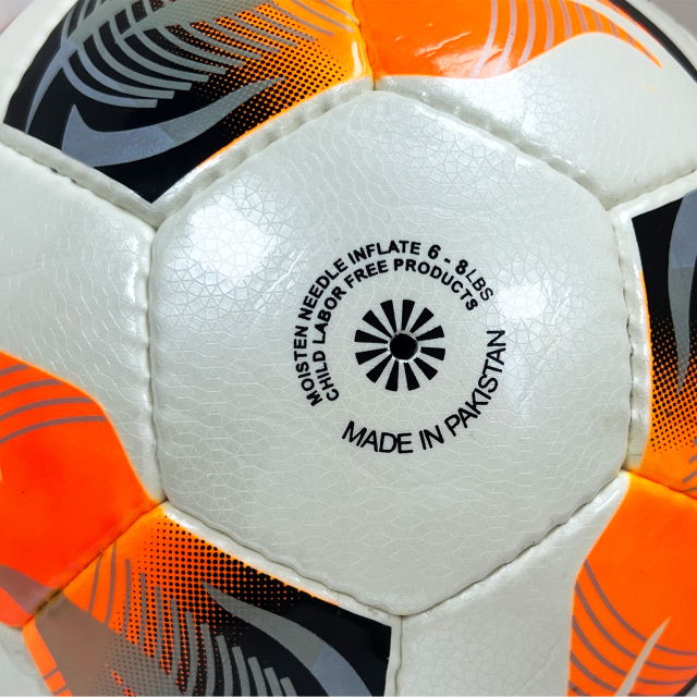 Customized hand sewn ball,Blue Arc Sports