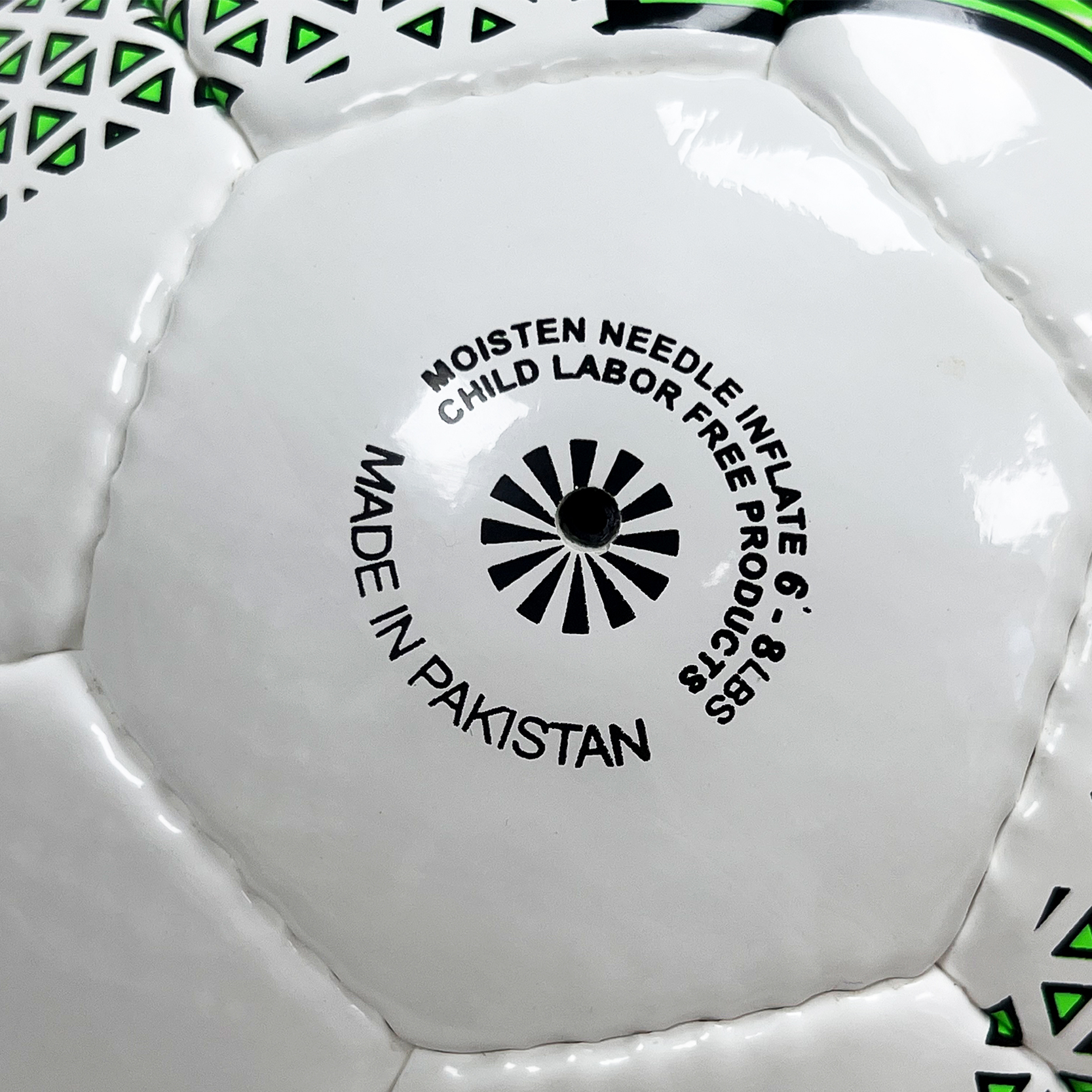 Customized hand sewn ball,Blue Arc Sports