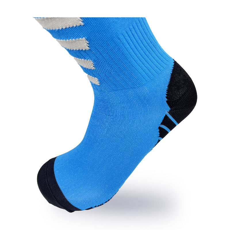 High Quality Custom Performance Sports Grip Soccer & Football Socks Men Non-Slip Athletic Socks Logo Free Size Summer Collection,Blue Arc Sports