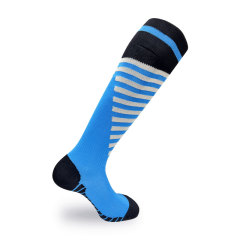 High Quality Custom Performance Sports Grip Soccer & Football Socks Men Non-Slip Athletic Socks Logo Free Size Summer Collection,Blue Arc Sports
