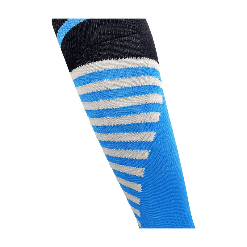 High Quality Custom Performance Sports Grip Soccer & Football Socks Men Non-Slip Athletic Socks Logo Free Size Summer Collection,Blue Arc Sports
