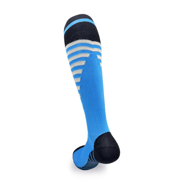 High Quality Custom Performance Sports Grip Soccer & Football Socks Men Non-Slip Athletic Socks Logo Free Size Summer Collection,Blue Arc Sports