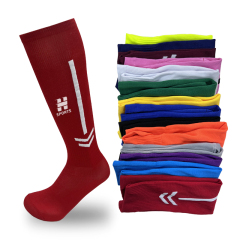 High Quality Custom Performance Sports Grip Soccer & Football Socks Men Non-Slip Athletic Socks Logo Free Size Summer Collection,Blue Arc Sports