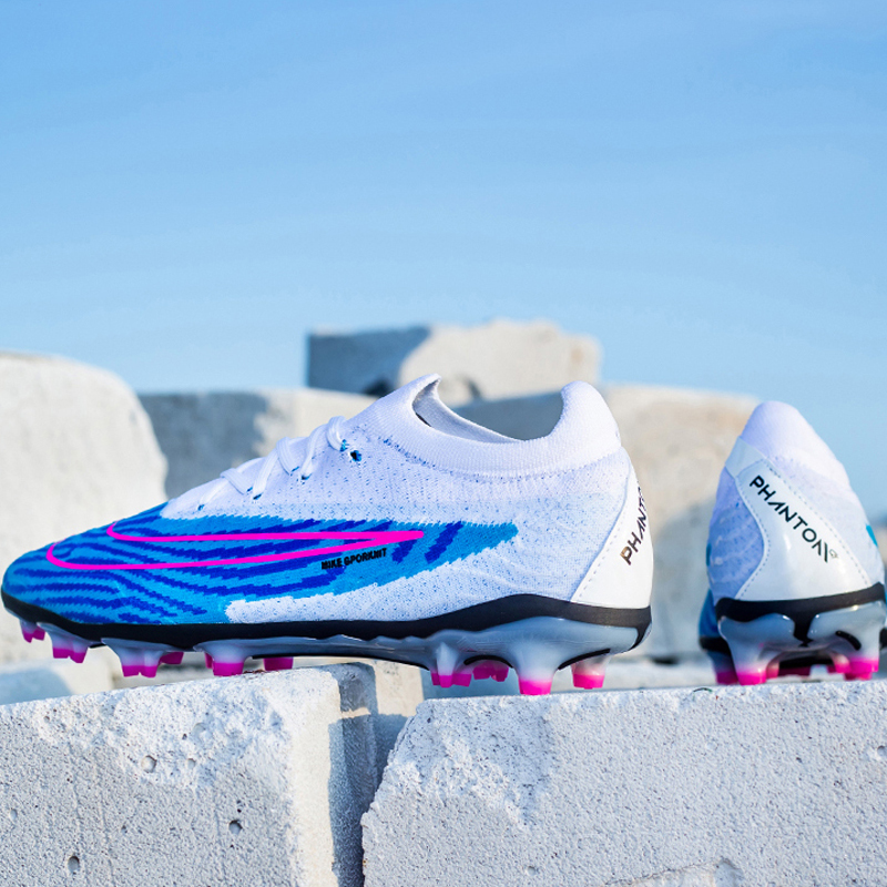 Custom Football Shoes for Men Factory-Customized Indoor FG Football Boots Soccer Cleat Futsal Boot Sport Style,Blue Arc Sports