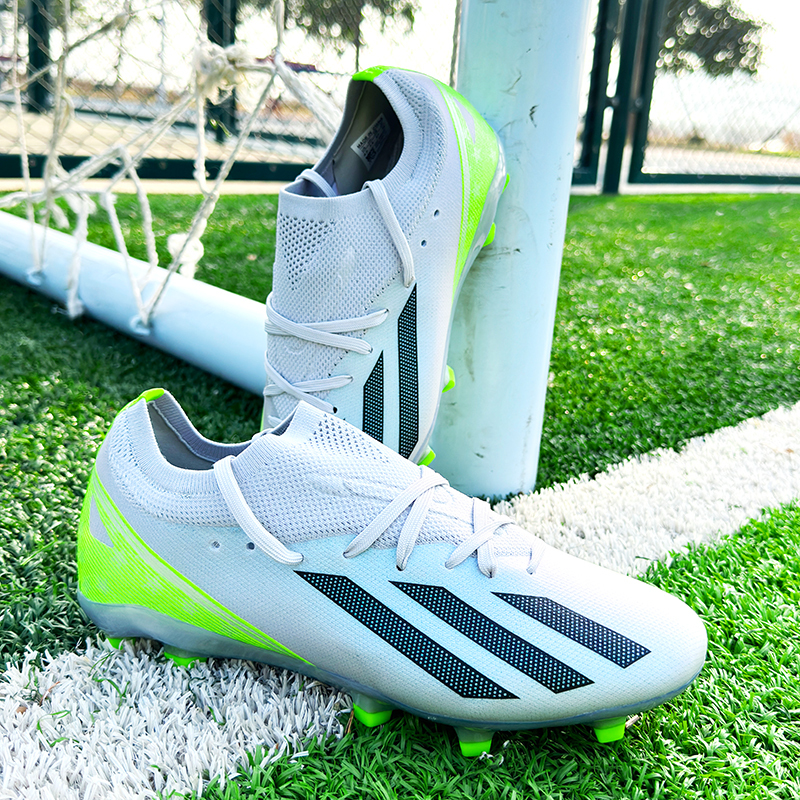 2024 Men's AG/TF Turf Indoor Soccer Shoes Original Superfly Futsal Football Boots Sneakers Sport Style PU Chaussure De Foot,Blue Arc Sports