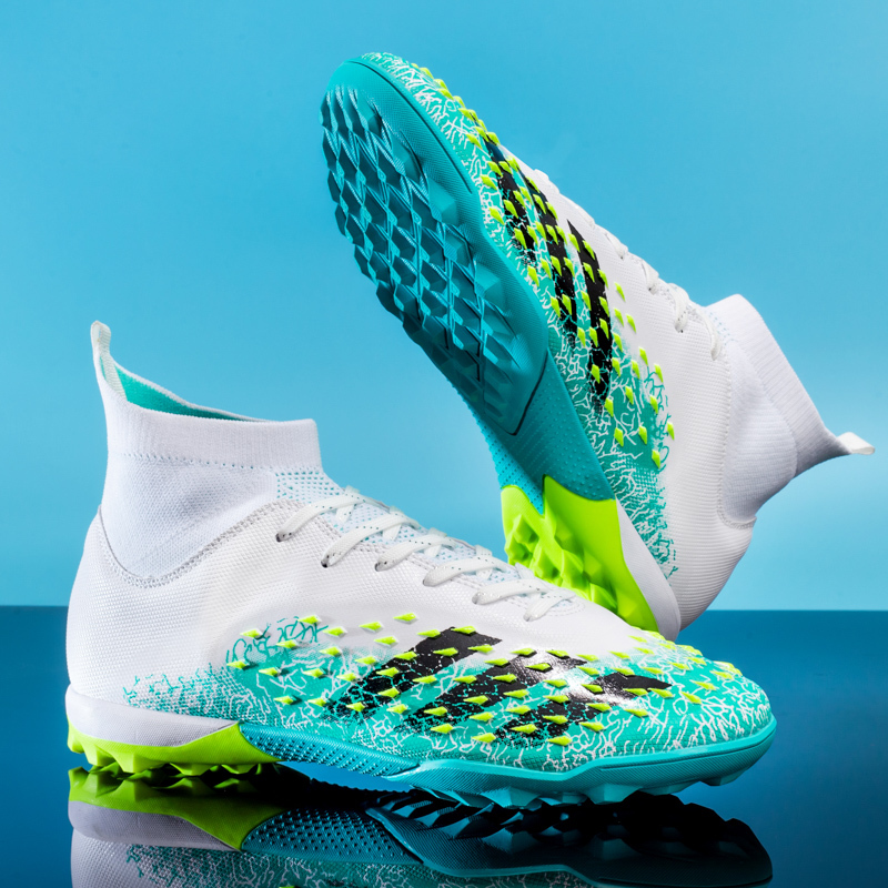 2024 Wholesale Men's Soccer Boots High Quality Famous Crazy Football Shoes X 35-45 Speed FG for Futsal Rubber Insole,Blue Arc Sports