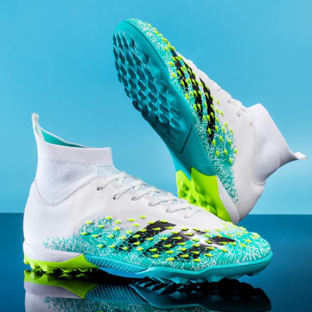 2024 Wholesale Men's Soccer Boots High Quality Famous Crazy Football Shoes X 35-45 Speed FG for Futsal Rubber Insole,Blue Arc Sports