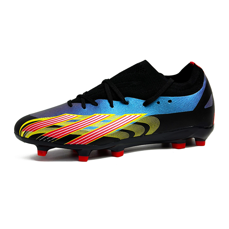 2024 FG Factory Wholesale Men's Outdoor Soccer Shoes Cheaper Turf Football Boots with Sport Style Soccer Cleats,Blue Arc Sports