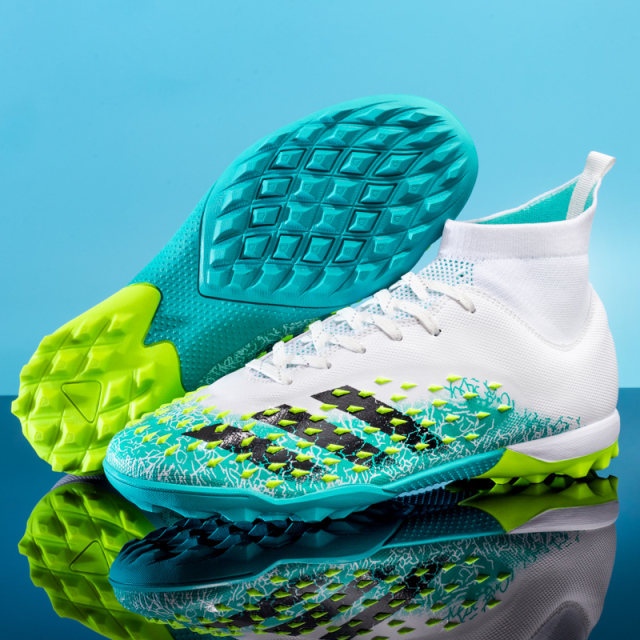 2024 Wholesale Men's Soccer Boots High Quality Famous Crazy Football Shoes X 35-45 Speed FG for Futsal Rubber Insole,Blue Arc Sports