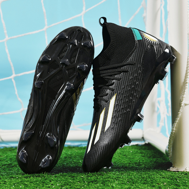 2024 Men's AG/TF Turf Indoor Soccer Shoes Original Superfly Futsal Football Boots Sneakers Sport Style PU Chaussure De Foot,Blue Arc Sports