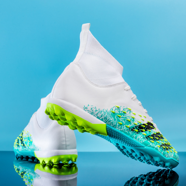 2024 Wholesale Men's Soccer Boots High Quality Famous Crazy Football Shoes X 35-45 Speed FG for Futsal Rubber Insole,Blue Arc Sports