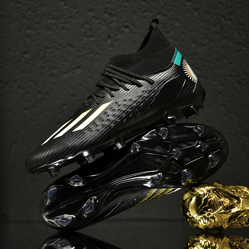 2024 Men's AG/TF Turf Indoor Soccer Shoes Original Superfly Futsal Football Boots Sneakers Sport Style PU Chaussure De Foot,Blue Arc Sports