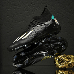 2024 Men's AG/TF Turf Indoor Soccer Shoes Original Superfly Futsal Football Boots Sneakers Sport Style PU Chaussure De Foot,Blue Arc Sports