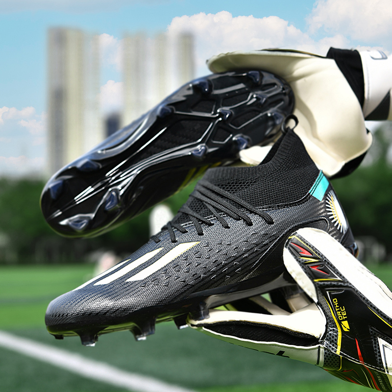 2024 Men's AG/TF Turf Indoor Soccer Shoes Original Superfly Futsal Football Boots Sneakers Sport Style PU Chaussure De Foot,Blue Arc Sports
