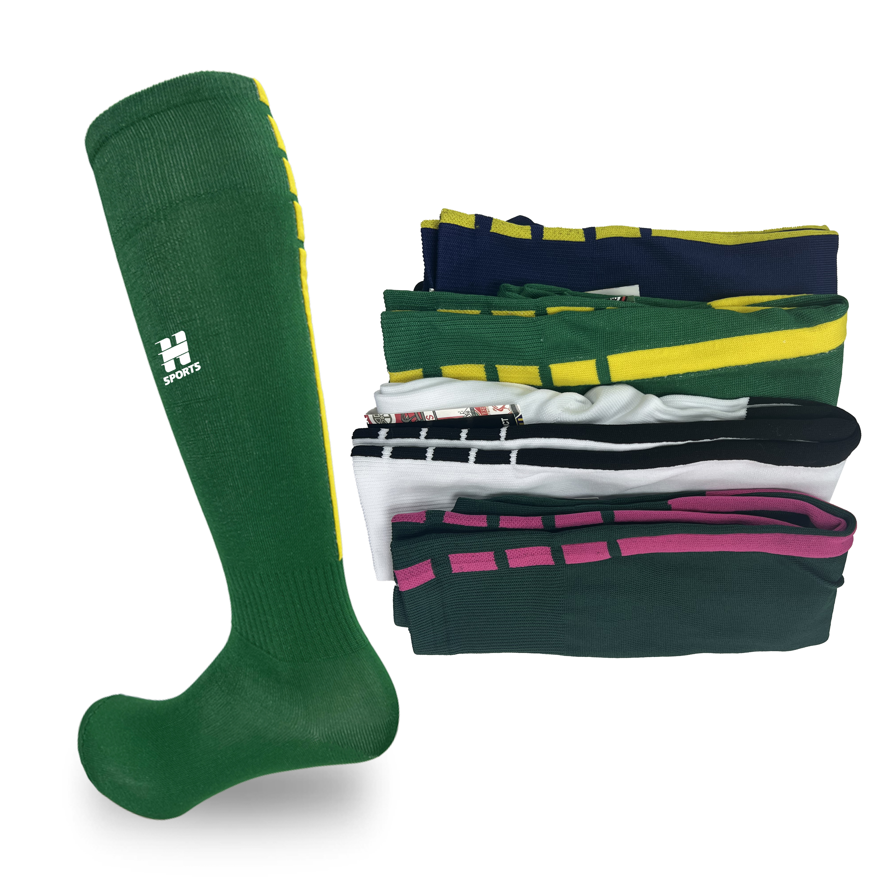 High Quality Custom Performance Sports Grip Soccer & Football Socks Men Non-Slip Athletic Socks Logo Free Size Summer Collection,Blue Arc Sports