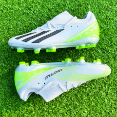 2024 Men's AG/TF Turf Indoor Soccer Shoes Original Superfly Futsal Football Boots Sneakers Sport Style PU Chaussure De Foot,Blue Arc Sports
