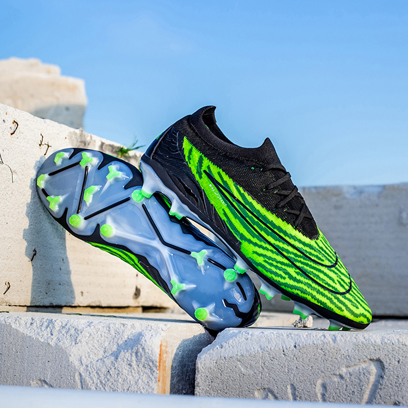 2024 Men's AG/TF Turf Indoor Soccer Shoes Original Superfly Futsal Football Boots Sneakers Sport Style PU Chaussure De Foot,Blue Arc Sports