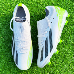 2024 Men's AG/TF Turf Indoor Soccer Shoes Original Superfly Futsal Football Boots Sneakers Sport Style PU Chaussure De Foot,Blue Arc Sports