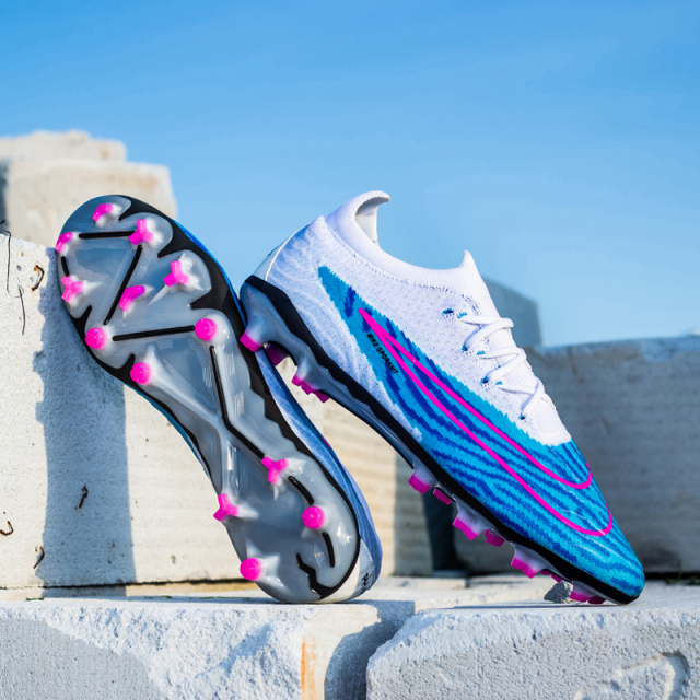 Custom Football Shoes for Men Factory-Customized Indoor FG Football Boots Soccer Cleat Futsal Boot Sport Style,Blue Arc Sports