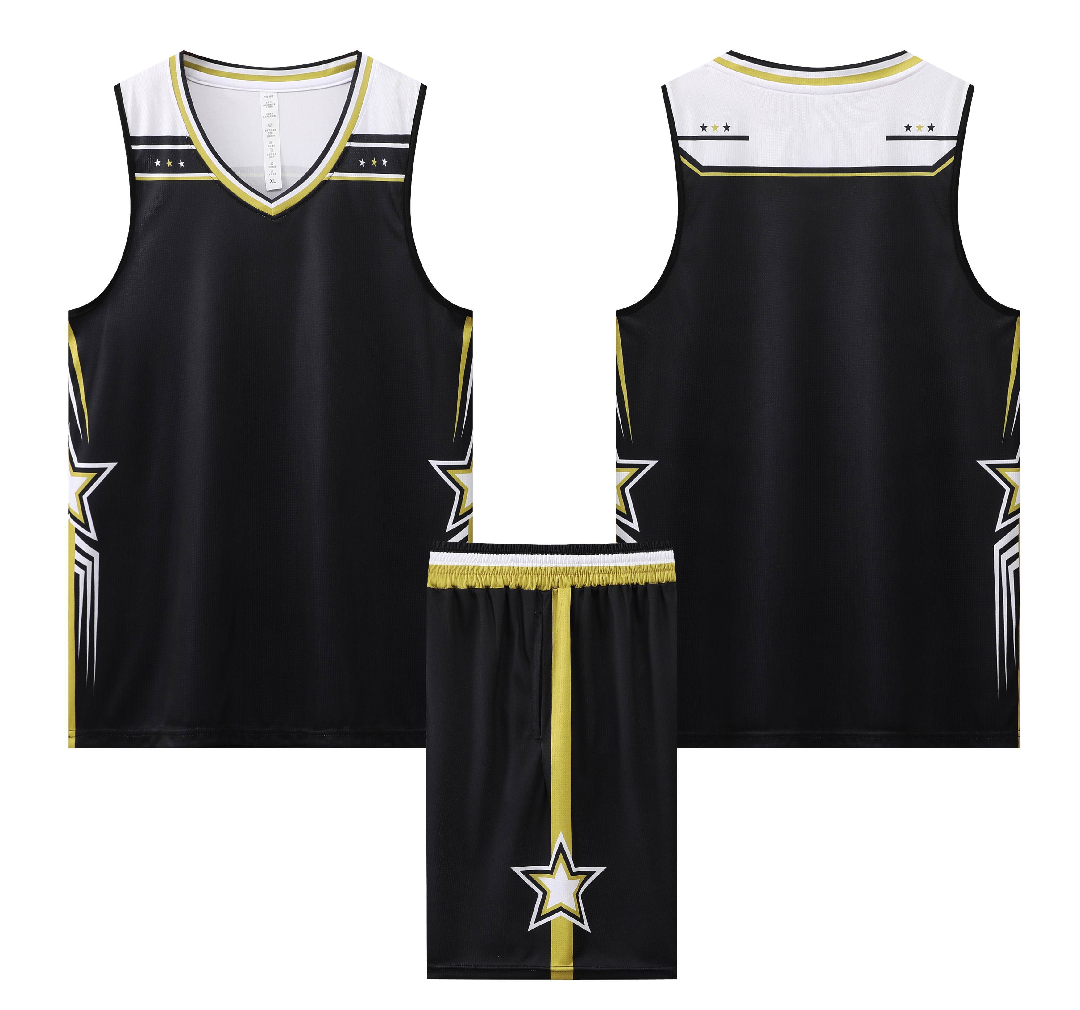 2024 Wholesale High Quality American Basketball Jersey Team Uniform with Hot-Pressed Logo Short Sets for Adults,Blue Arc Sports