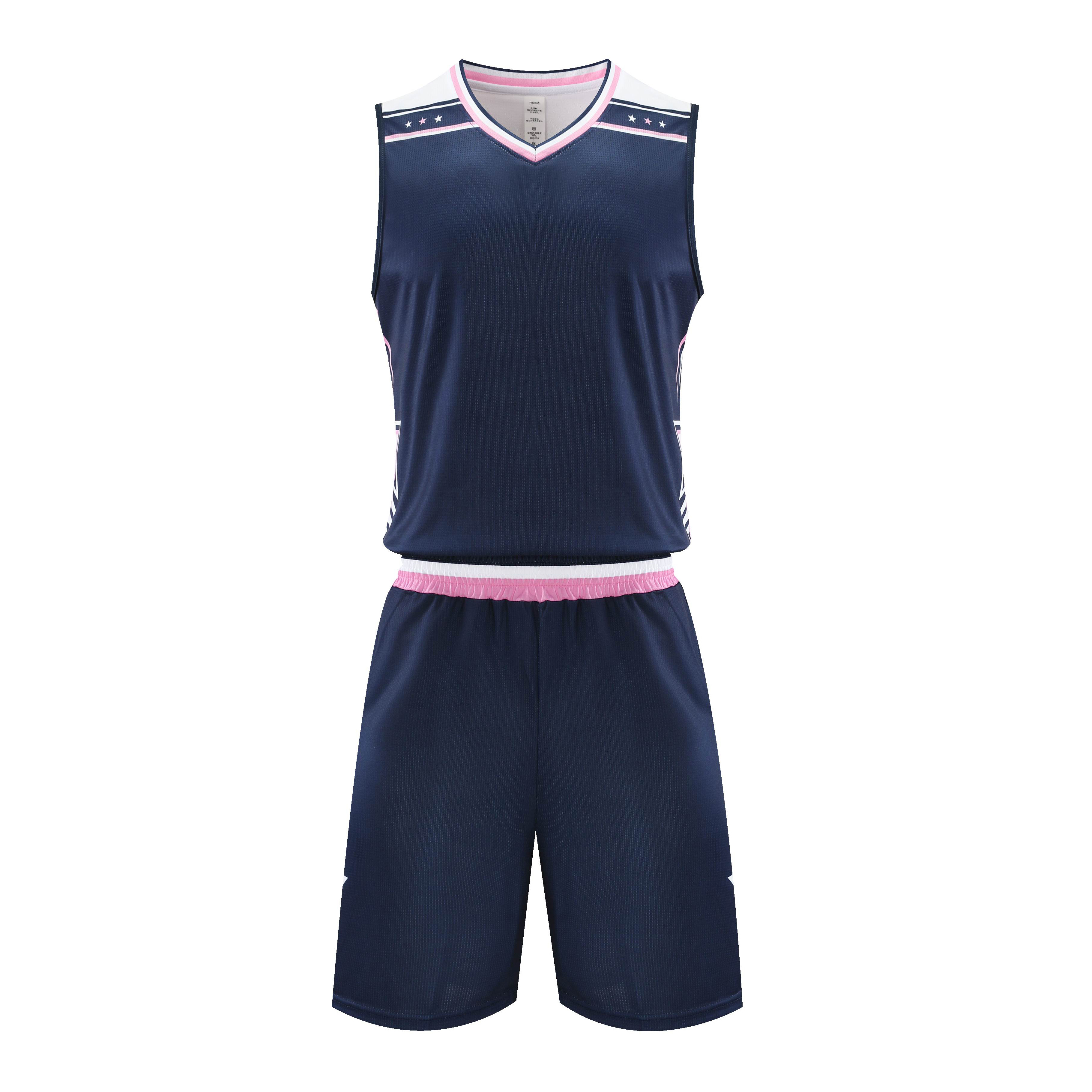 2024 Wholesale High Quality American Basketball Jersey Team Uniform with Hot-Pressed Logo Short Sets for Adults,Blue Arc Sports