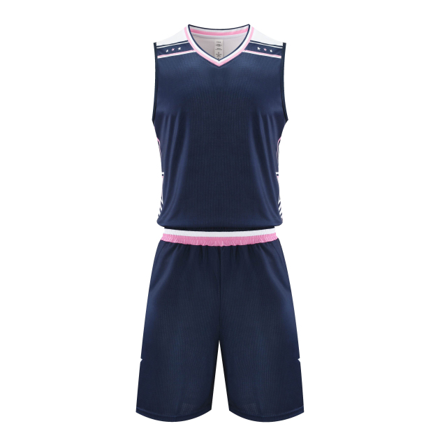 2024 Wholesale High Quality American Basketball Jersey Team Uniform with Hot-Pressed Logo Short Sets for Adults,Blue Arc Sports