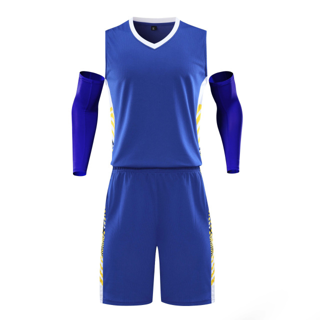 Wholesale 2024 High Quality American Basketball Jersey Team Uniform Polyester Hot Pressed Quick Dry Printed,Blue Arc Sports