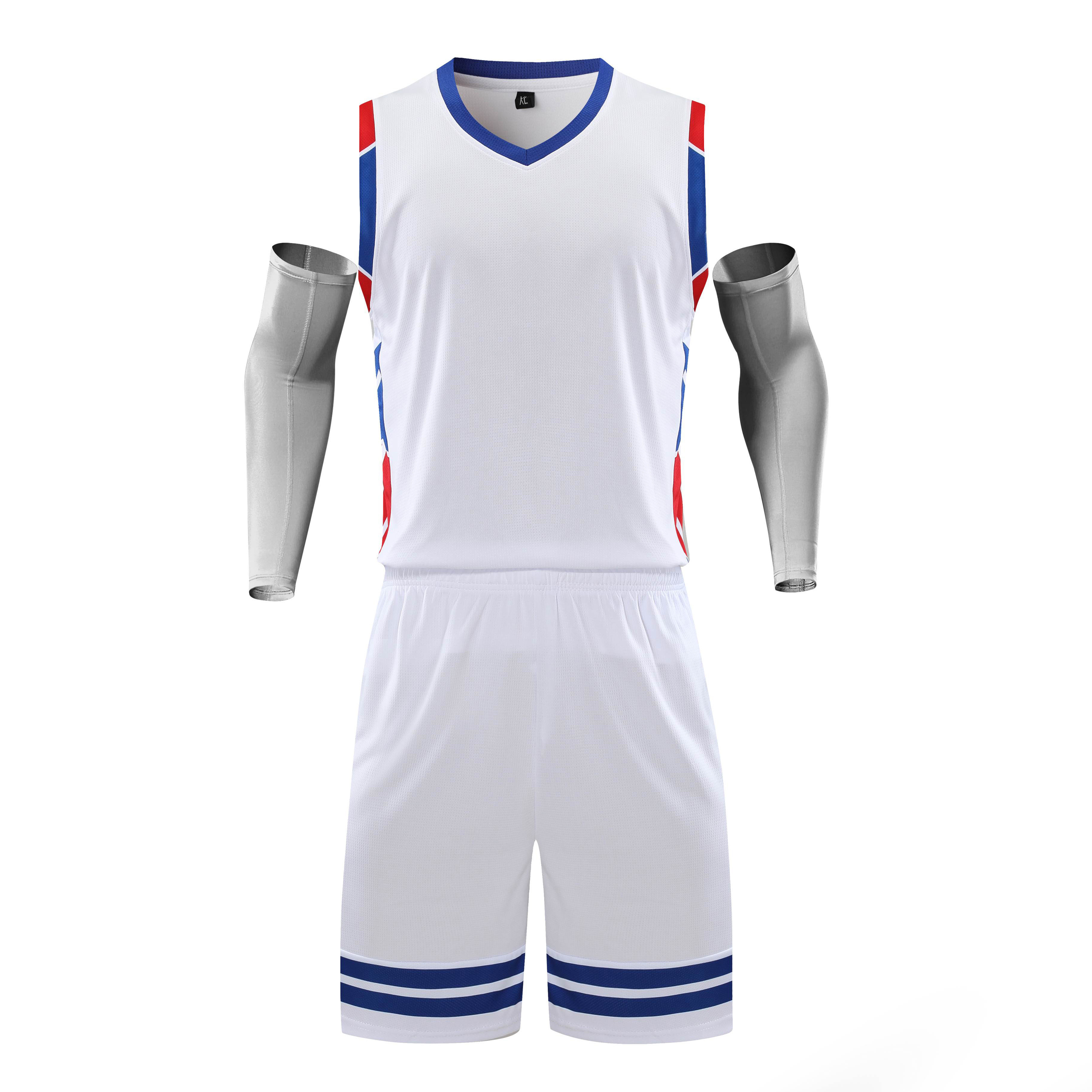 Wholesale 2024 High Quality American Basketball Jersey Team Uniform Polyester Hot Pressed Quick Dry Printed,Blue Arc Sports