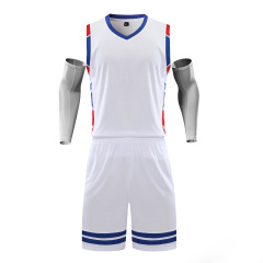 Wholesale 2024 High Quality American Basketball Jersey Team Uniform Polyester Hot Pressed Quick Dry Printed,Blue Arc Sports