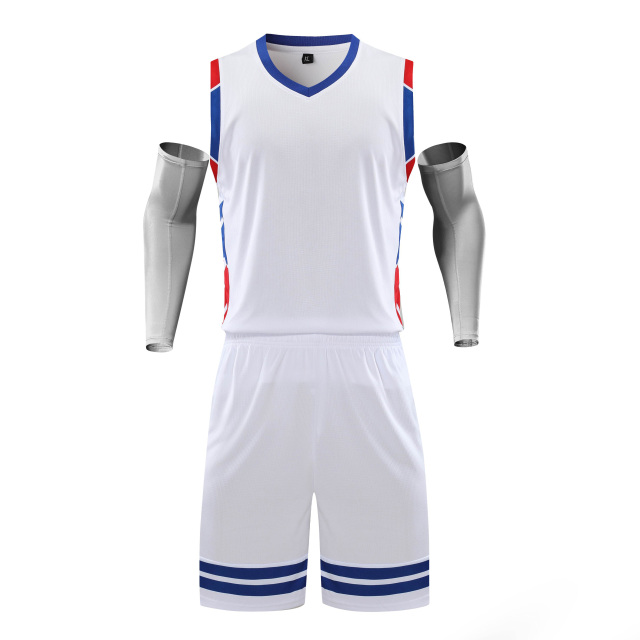 Wholesale 2024 High Quality American Basketball Jersey Team Uniform Polyester Hot Pressed Quick Dry Printed,Blue Arc Sports