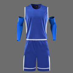 Wholesale 2024 High Quality American Basketball Jersey Team Uniform Polyester Hot Pressed Quick Dry Printed,Blue Arc Sports