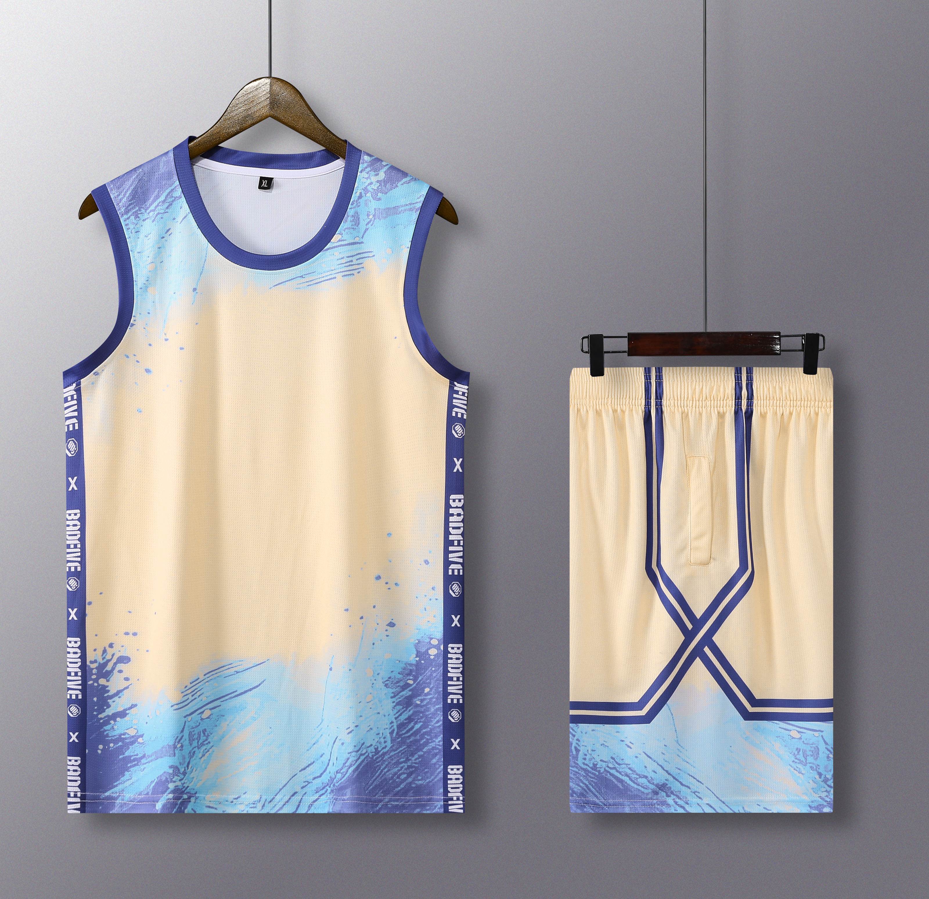 Wholesale 2024 High Quality American Basketball Jersey Team Uniform Polyester Hot Pressed Quick Dry Printed,Blue Arc Sports