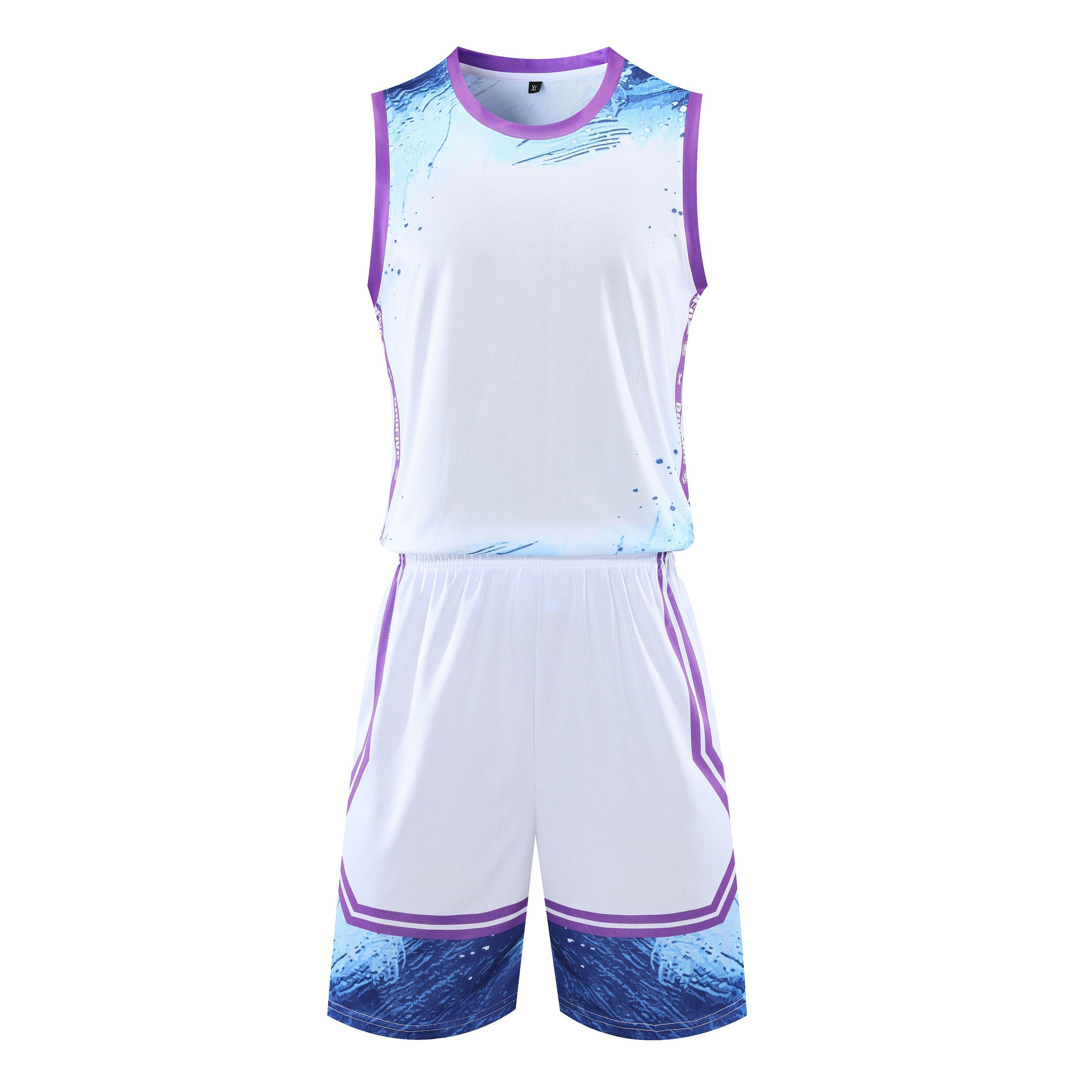 Wholesale 2024 High Quality American Basketball Jersey Team Uniform Polyester Hot Pressed Quick Dry Printed,Blue Arc Sports