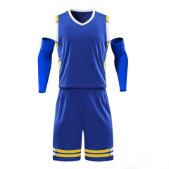 Wholesale 2024 High Quality American Basketball Jersey Team Uniform Polyester Hot Pressed Quick Dry Printed,Blue Arc Sports