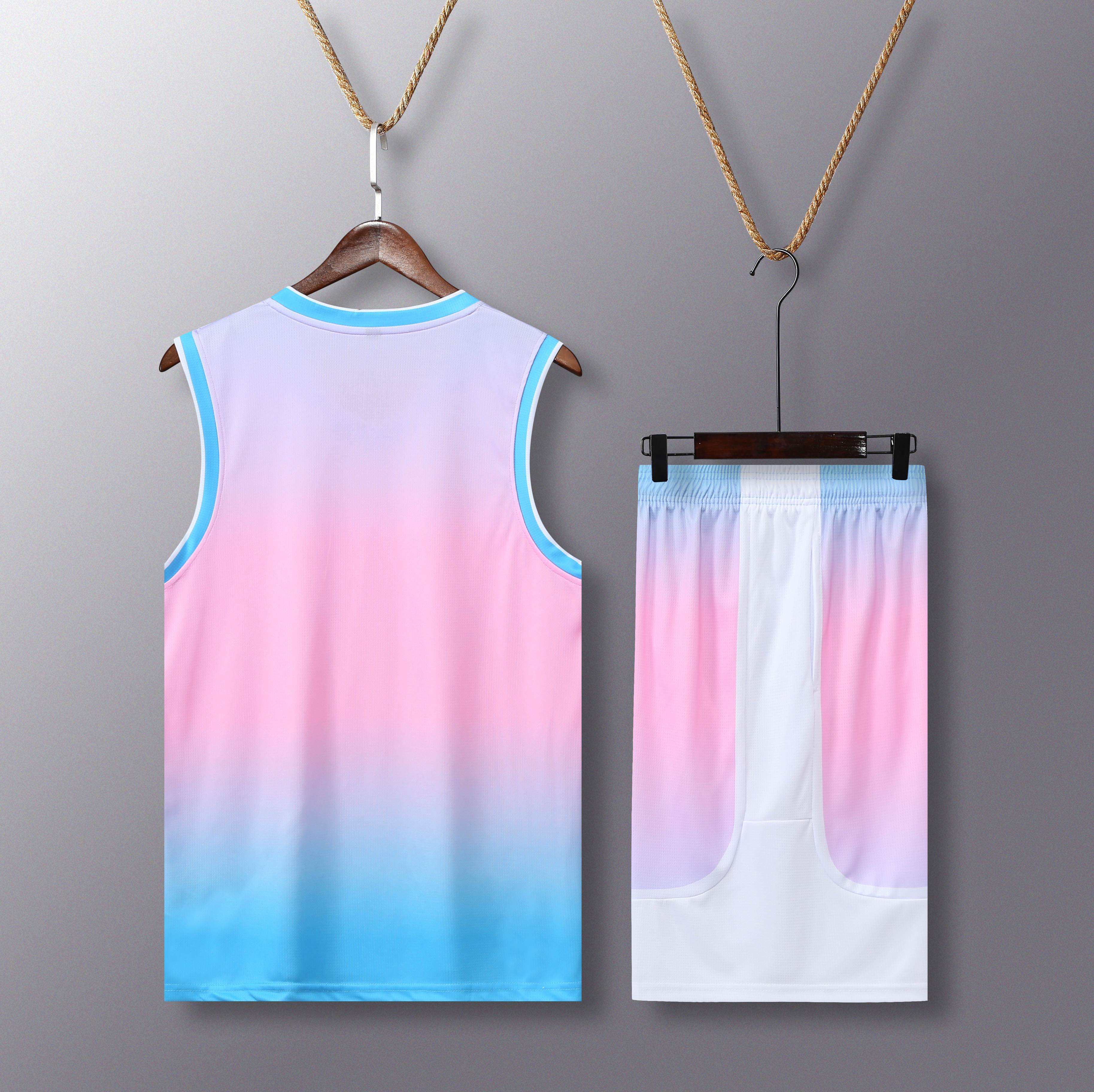 Wholesale 2024 High Quality American Basketball Jersey Team Uniform Polyester Hot Pressed Quick Dry Printed,Blue Arc Sports