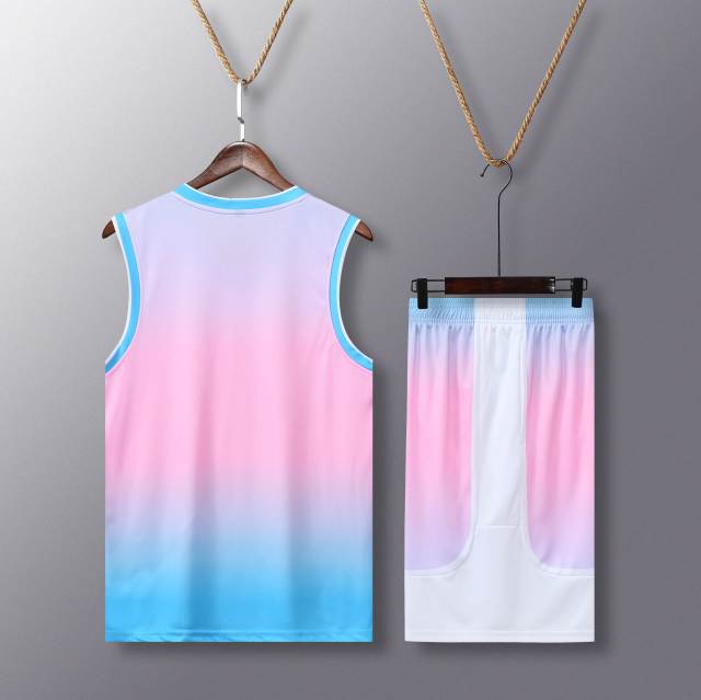 Wholesale 2024 High Quality American Basketball Jersey Team Uniform Polyester Hot Pressed Quick Dry Printed,Blue Arc Sports