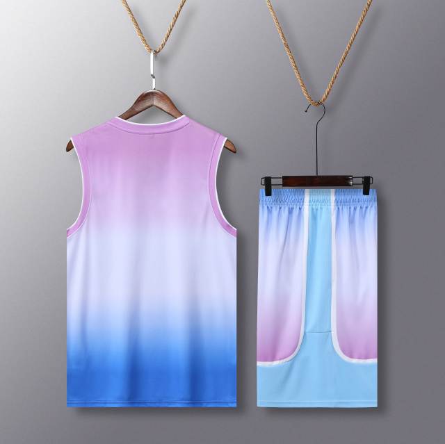 Wholesale 2024 High Quality American Basketball Jersey Team Uniform Polyester Hot Pressed Quick Dry Printed,Blue Arc Sports