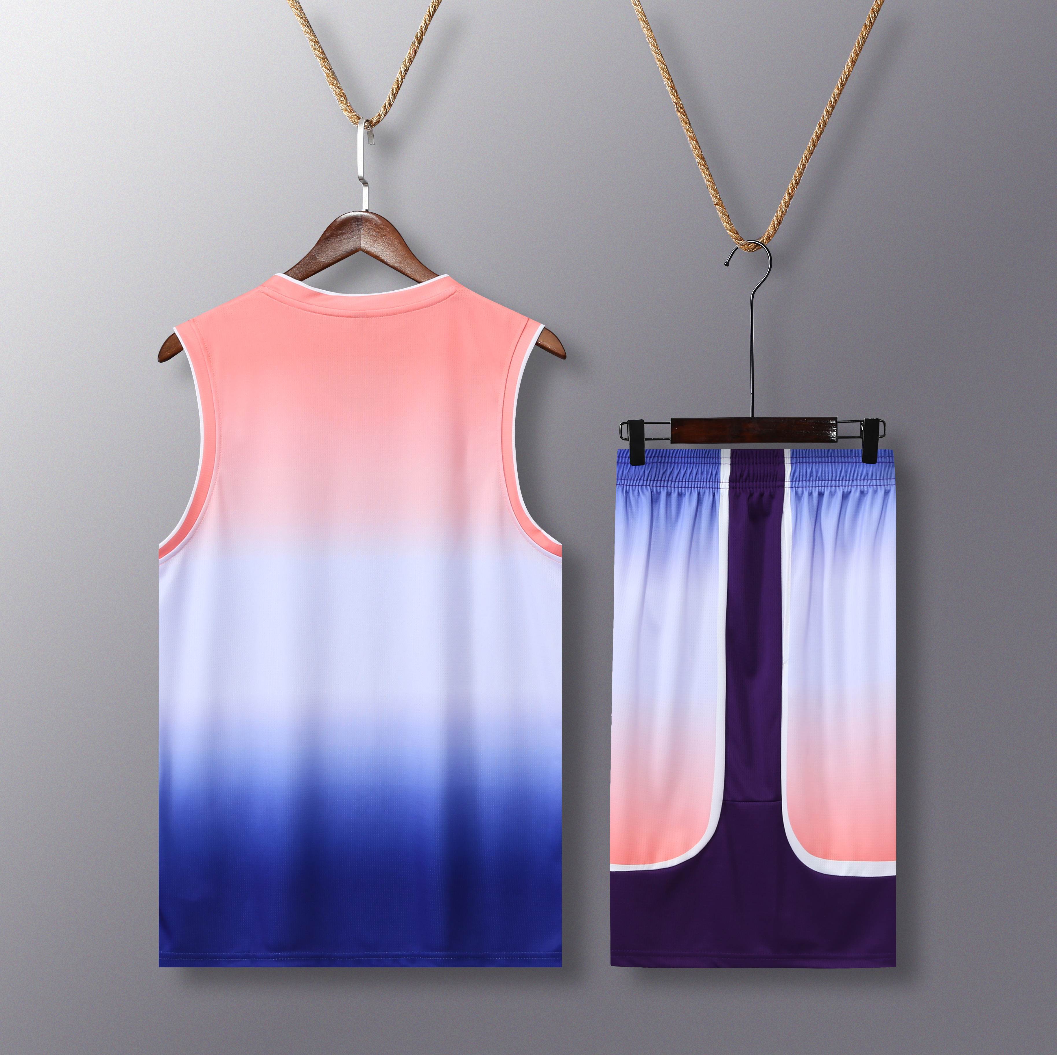 Wholesale 2024 High Quality American Basketball Jersey Team Uniform Polyester Hot Pressed Quick Dry Printed,Blue Arc Sports