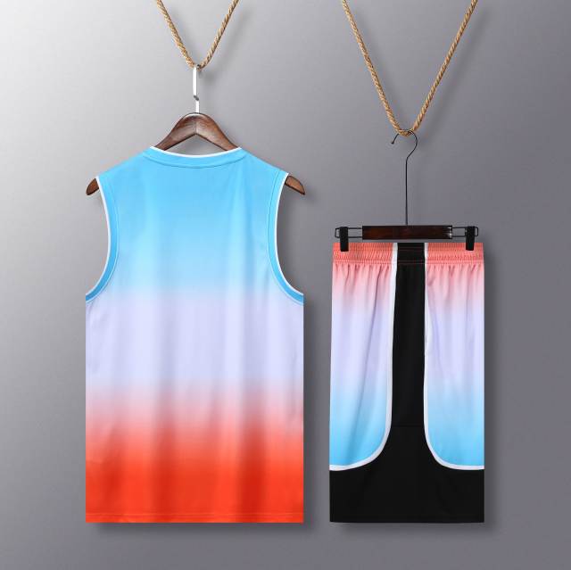 Wholesale 2024 High Quality American Basketball Jersey Team Uniform Polyester Hot Pressed Quick Dry Printed,Blue Arc Sports